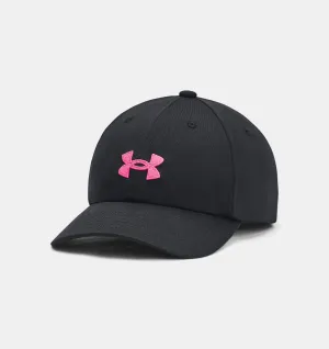 Under Armour Girls' UA Blitzing Adjustable Cap - Black / Rebel Pink