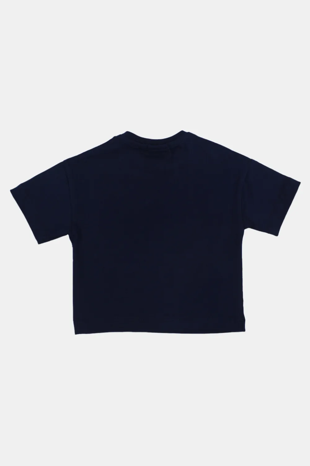Unisex Baby Navy "Happy Chameleon" Cotton T-Shirt