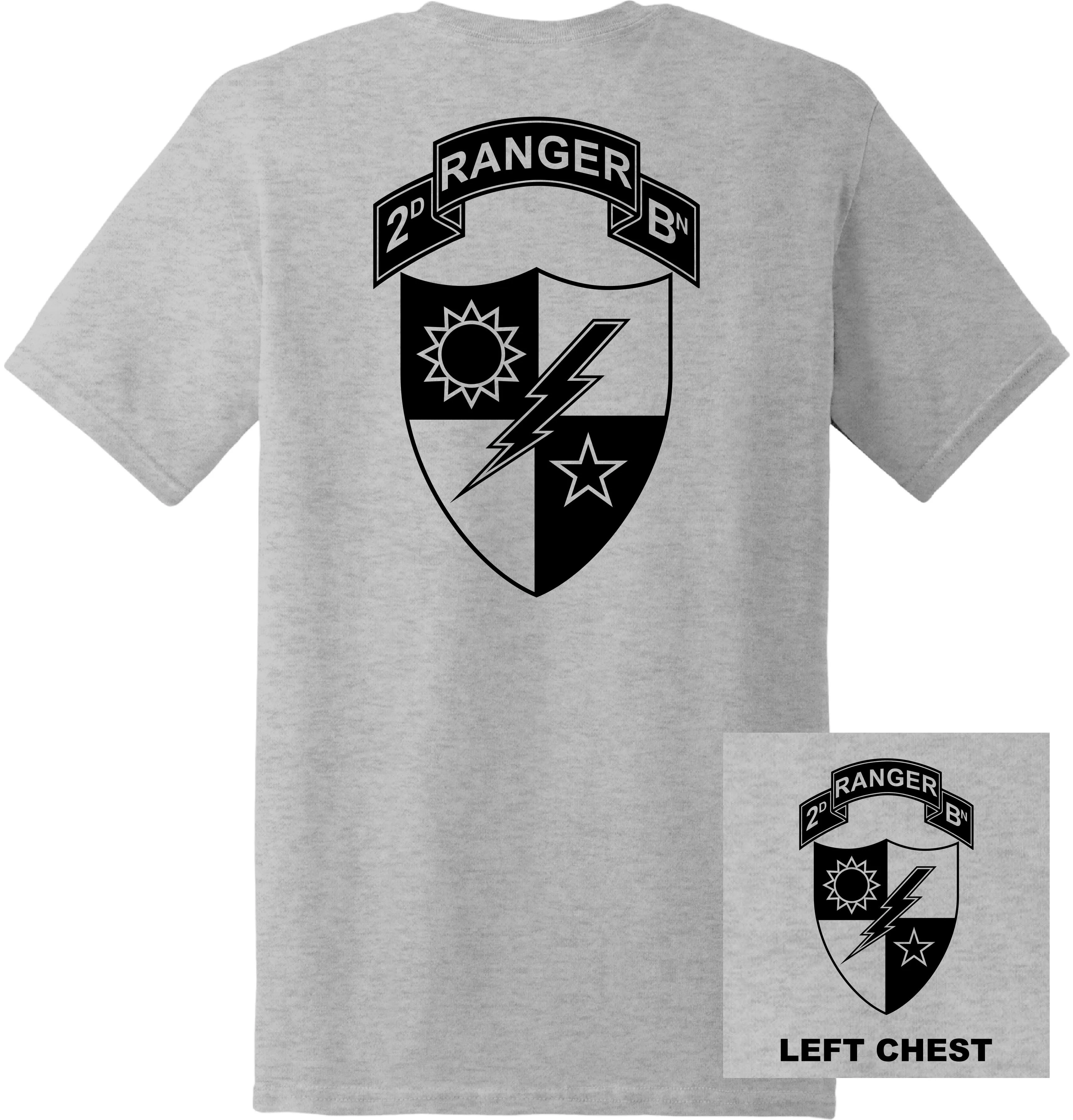 US Army - 2nd Ranger Battalion T-Shirt