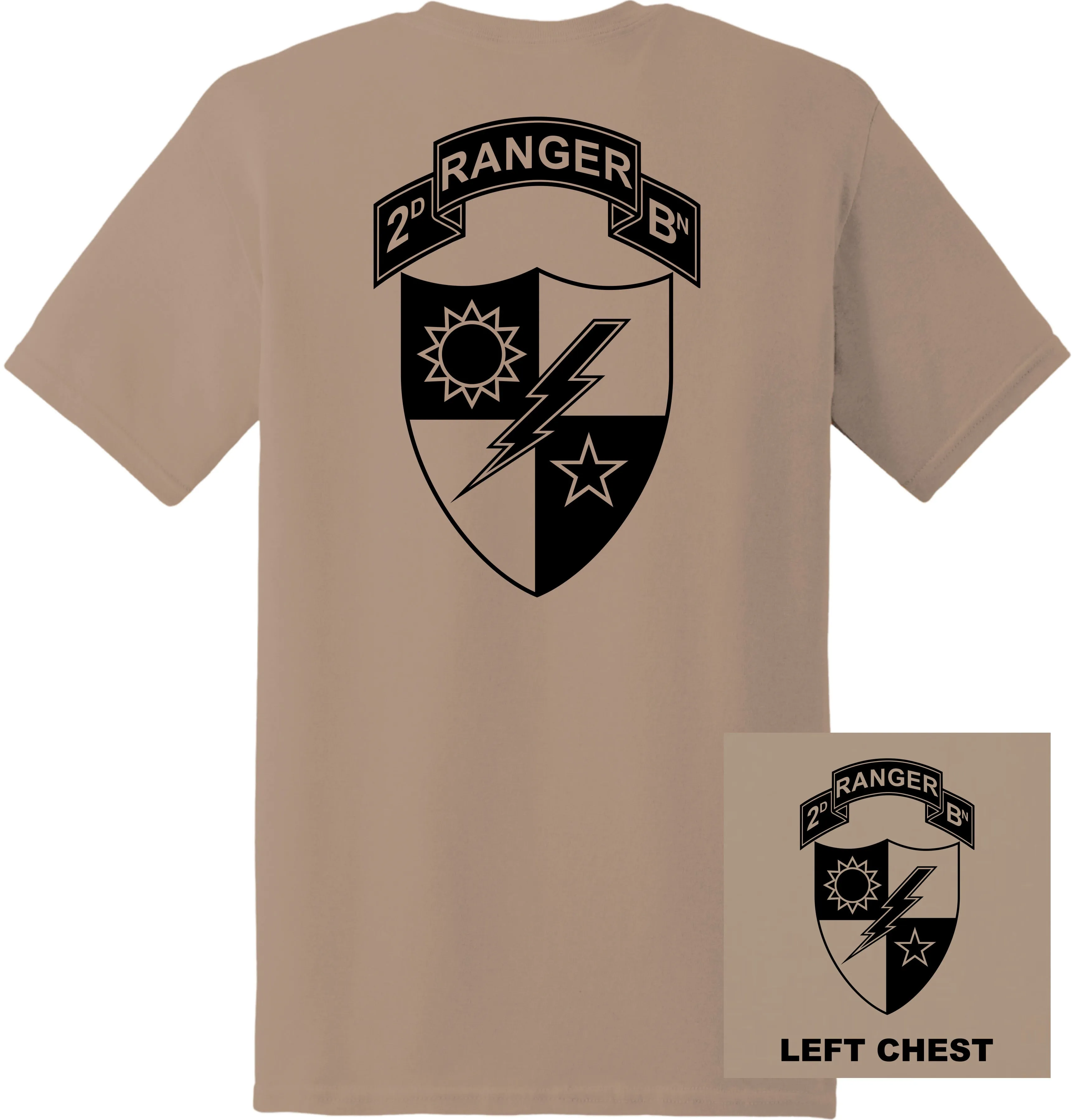 US Army - 2nd Ranger Battalion T-Shirt