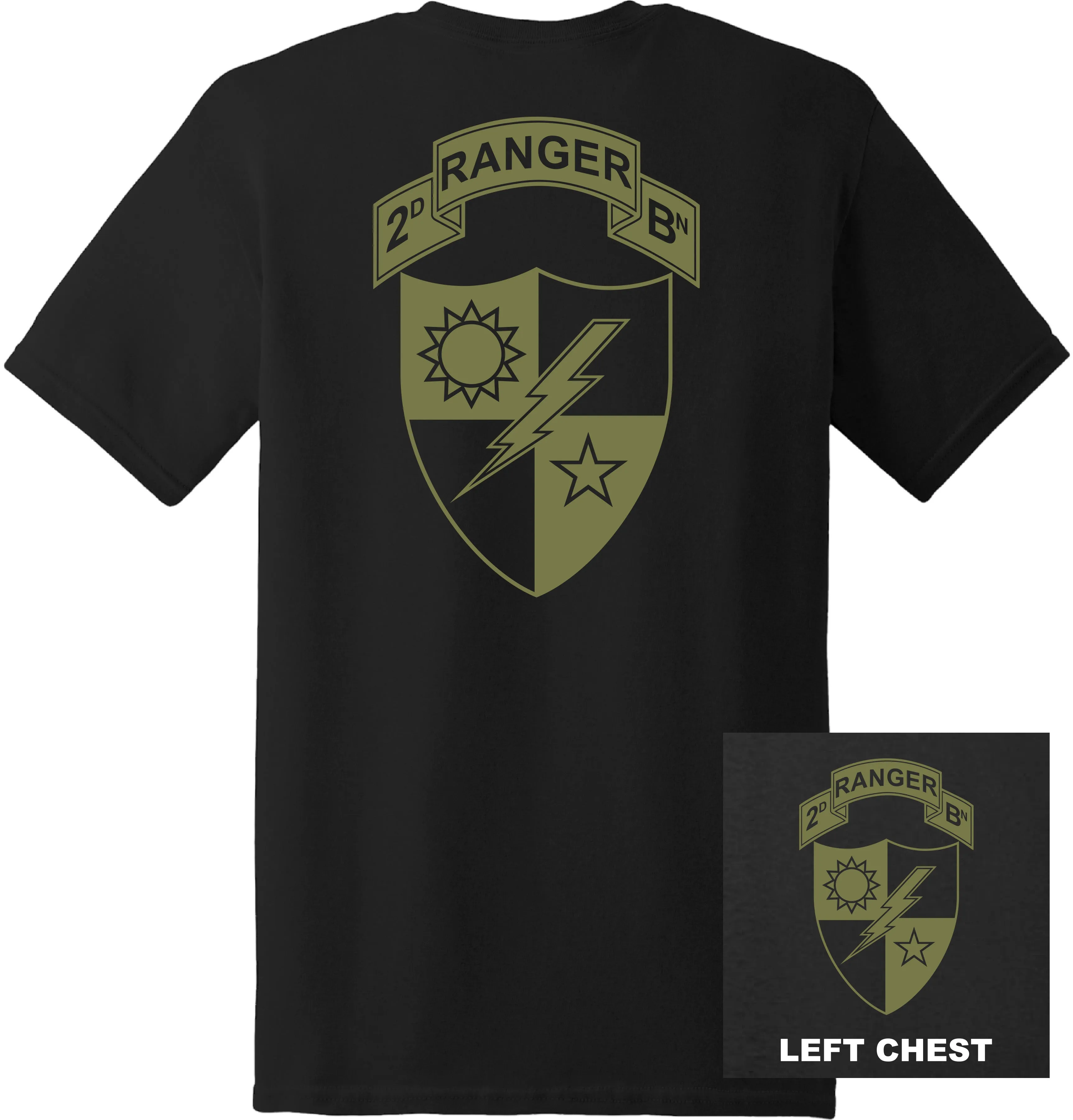 US Army - 2nd Ranger Battalion T-Shirt