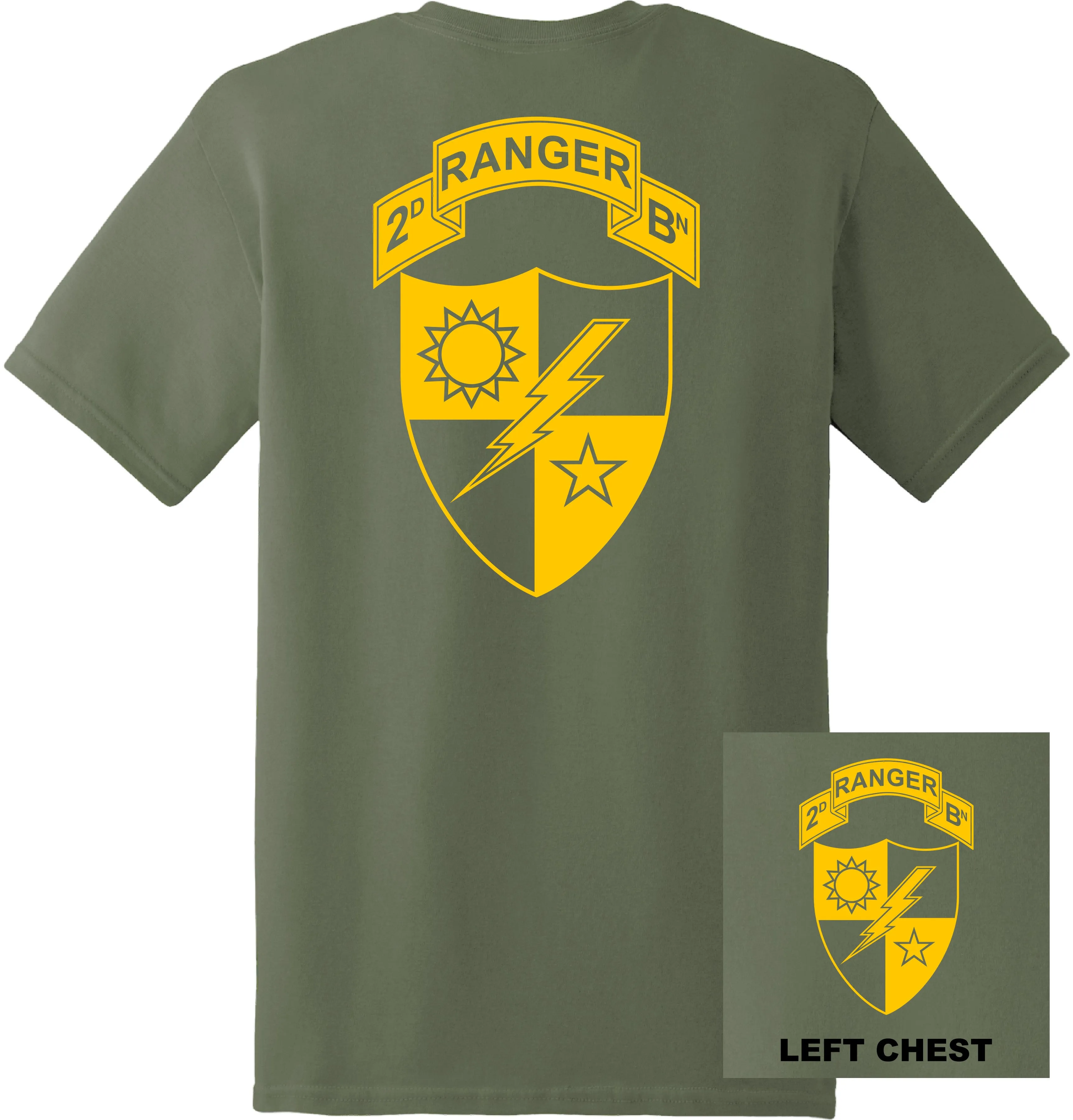 US Army - 2nd Ranger Battalion T-Shirt
