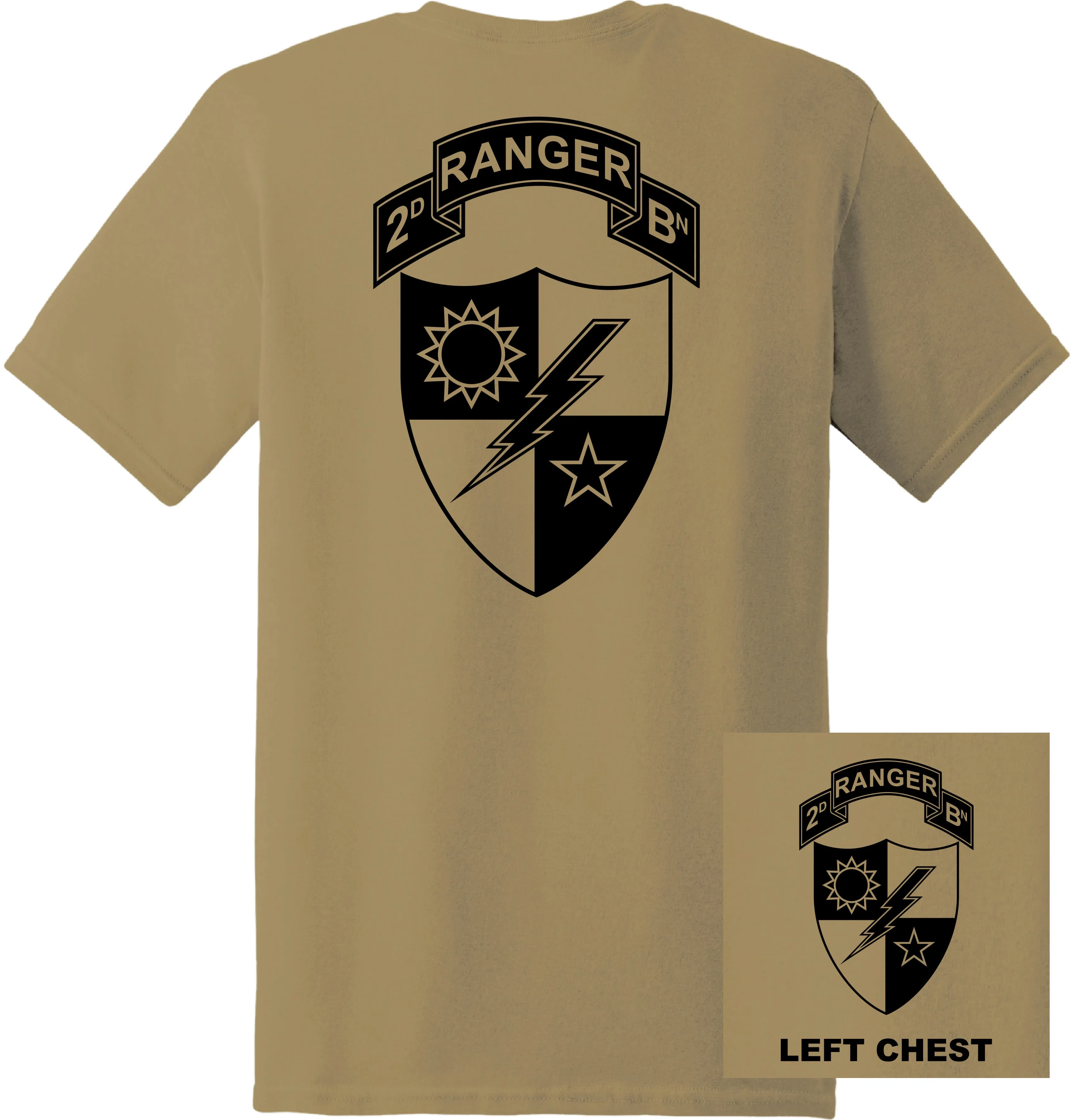 US Army - 2nd Ranger Battalion T-Shirt