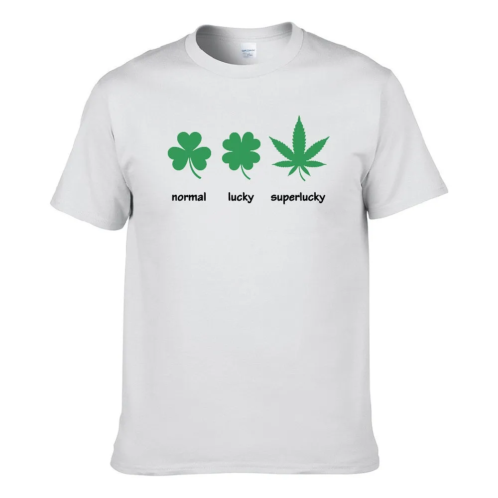 UT NORMAL LUCKY SUPERLUCKY Premium Slogan T-Shirt