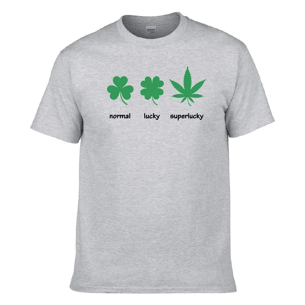 UT NORMAL LUCKY SUPERLUCKY Premium Slogan T-Shirt