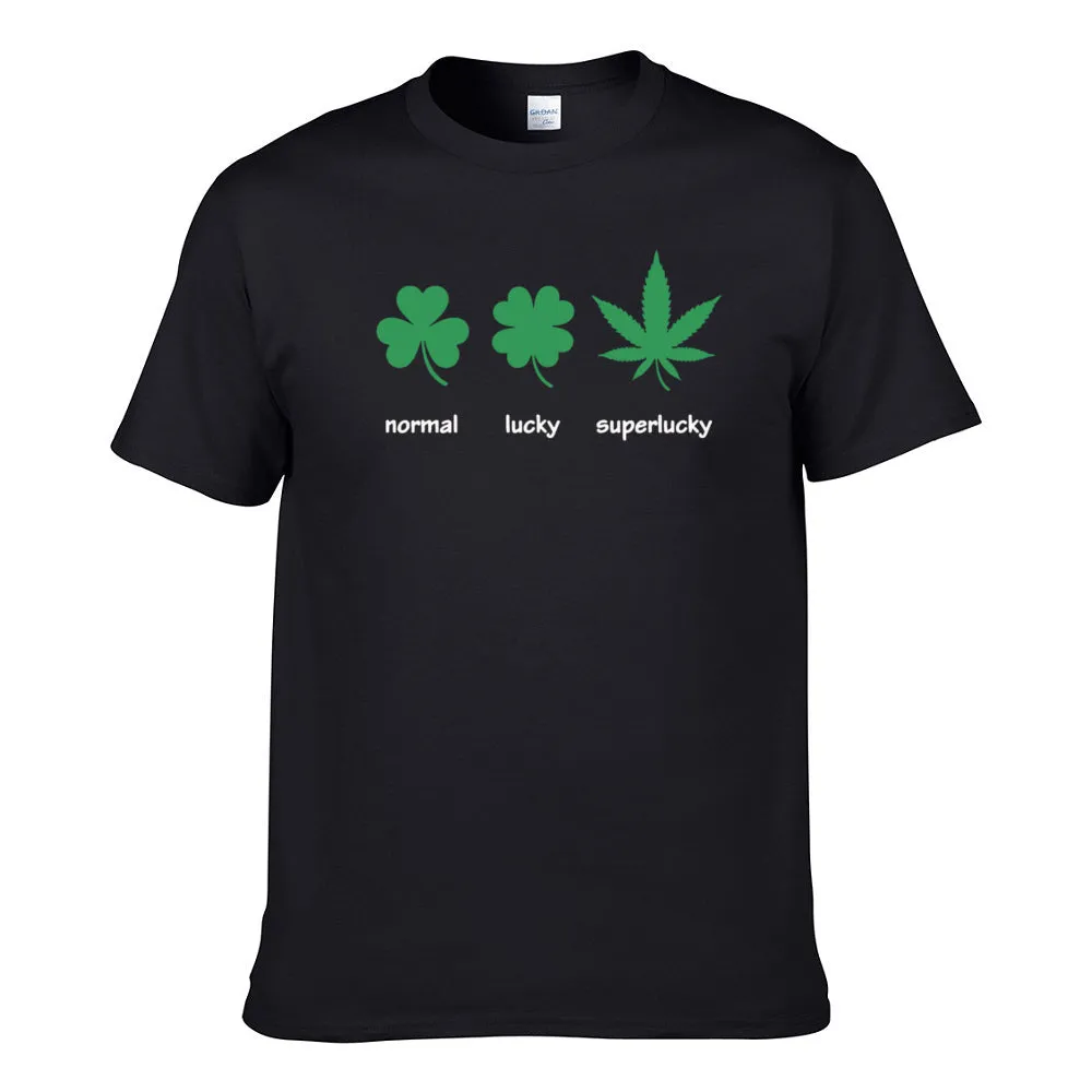UT NORMAL LUCKY SUPERLUCKY Premium Slogan T-Shirt