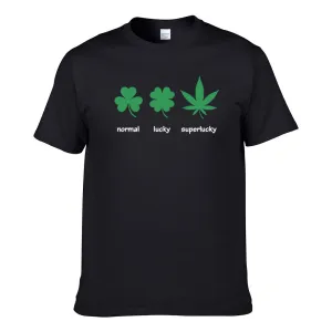 UT NORMAL LUCKY SUPERLUCKY Premium Slogan T-Shirt