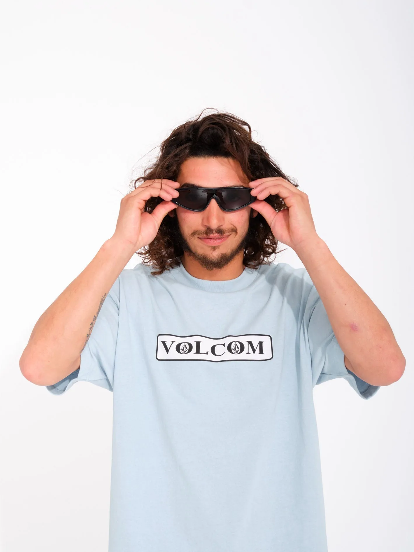 V Ent Stone X2 T-shirt - CELESTIAL BLUE
