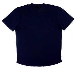 Velvet by Graham & Spencer Amaro Crew Neck Textured Slub Cotton T-Shirt