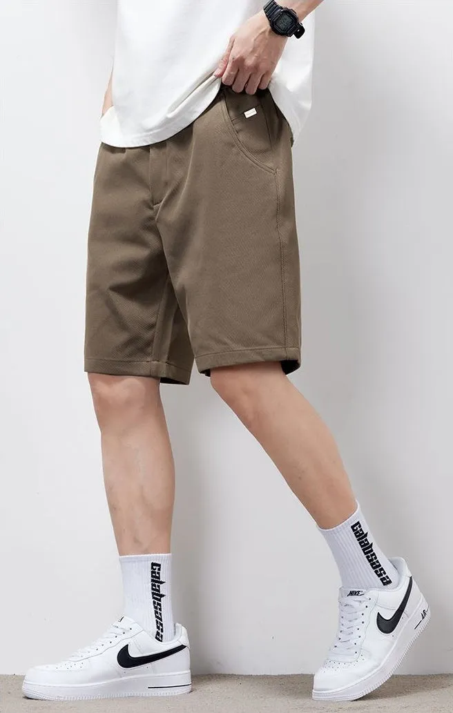 Versatile and Casual Solid Color Chino Shorts for Any Occasion
