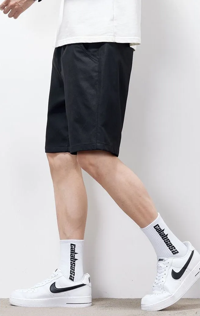 Versatile and Casual Solid Color Chino Shorts for Any Occasion