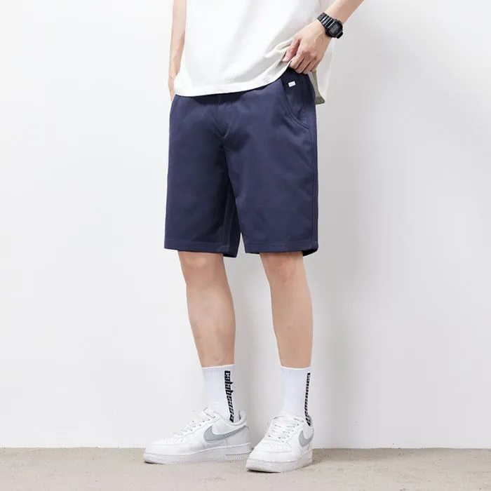 Versatile and Casual Solid Color Chino Shorts for Any Occasion