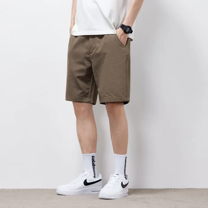 Versatile and Casual Solid Color Chino Shorts for Any Occasion