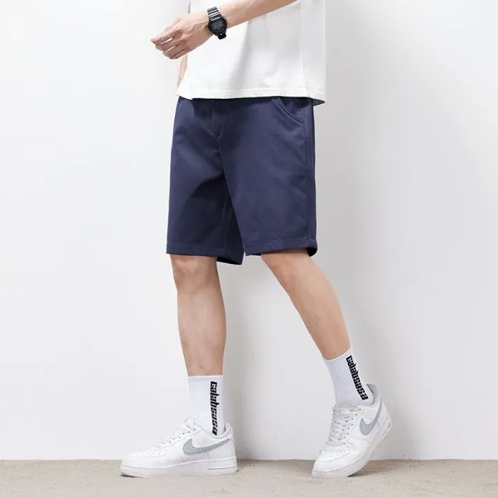 Versatile and Casual Solid Color Chino Shorts for Any Occasion