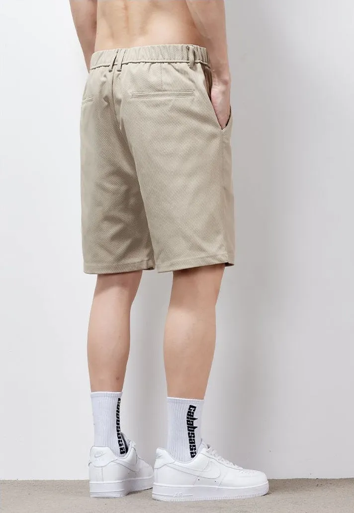 Versatile and Casual Solid Color Chino Shorts for Any Occasion