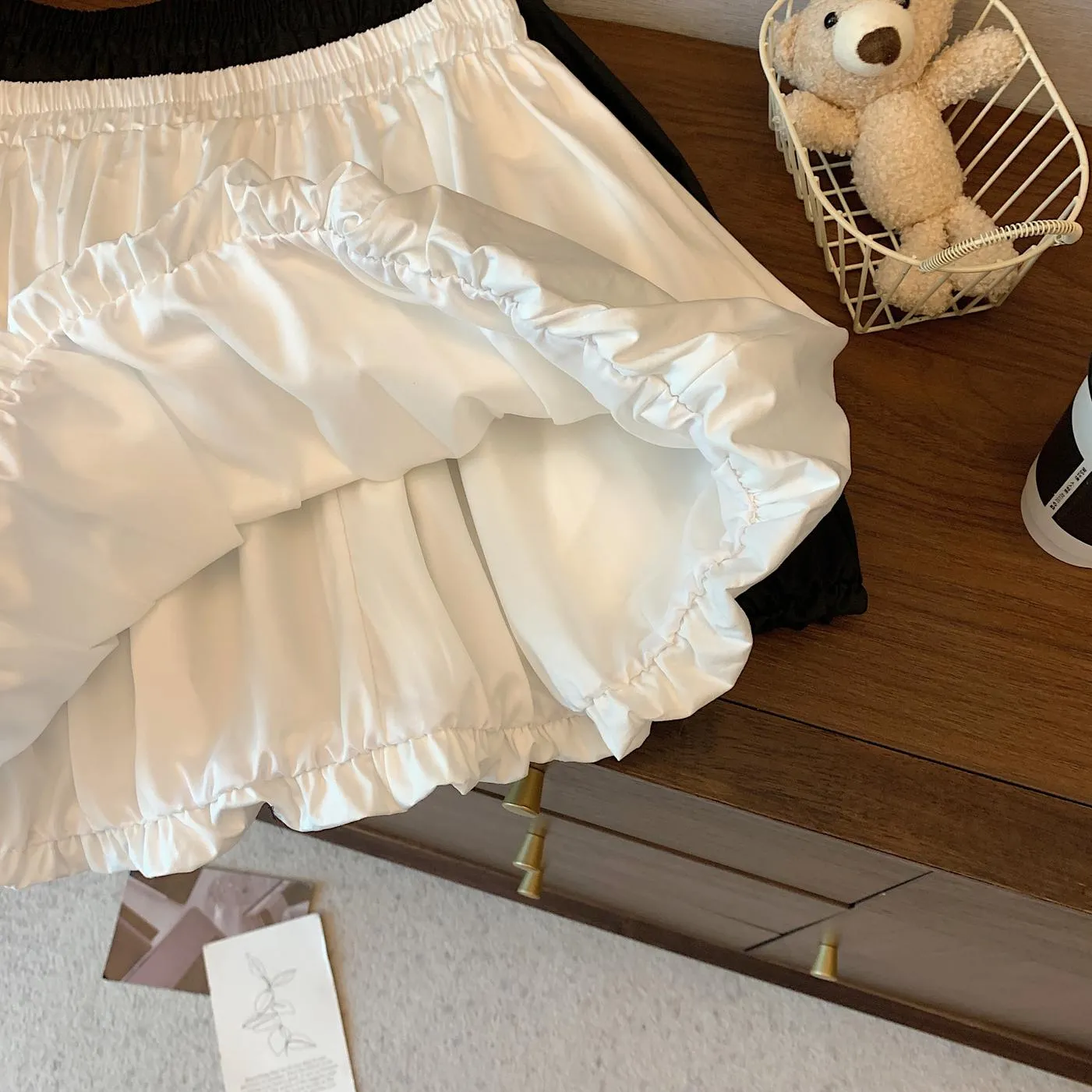 Versatile Elastic-Waisted A-Line Skirt for Women