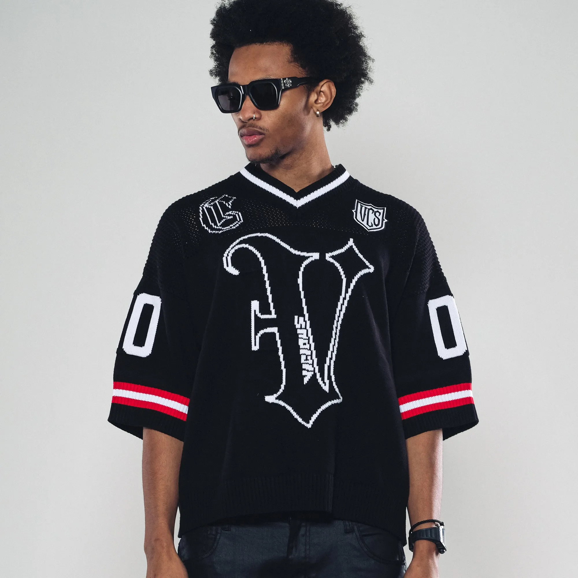 Vicious crop jersey sweater