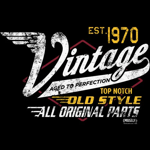 Vintage 19XX Aged To Perfection - Racing - Choose The Date