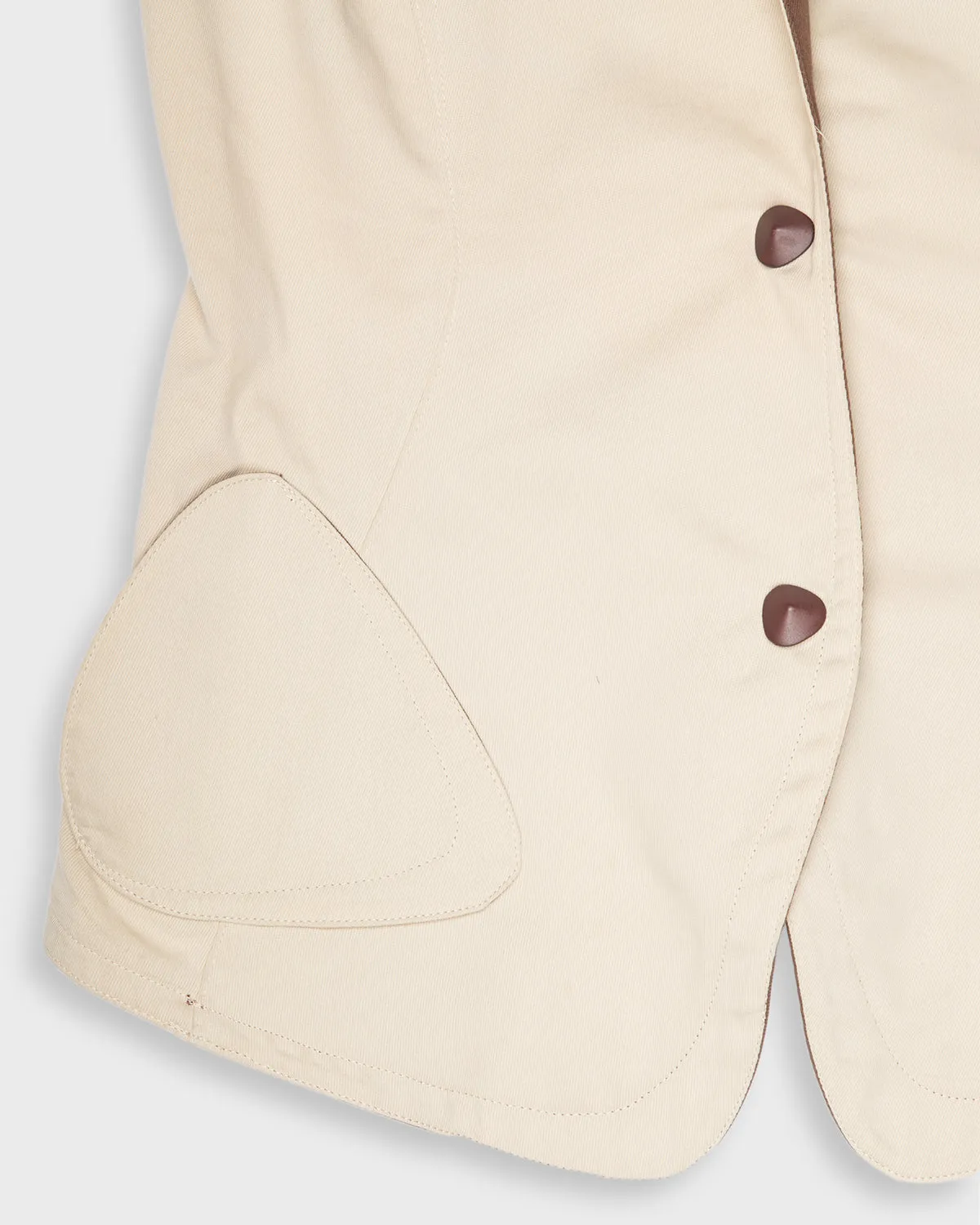 Vintage '80s Mugler beige blazer