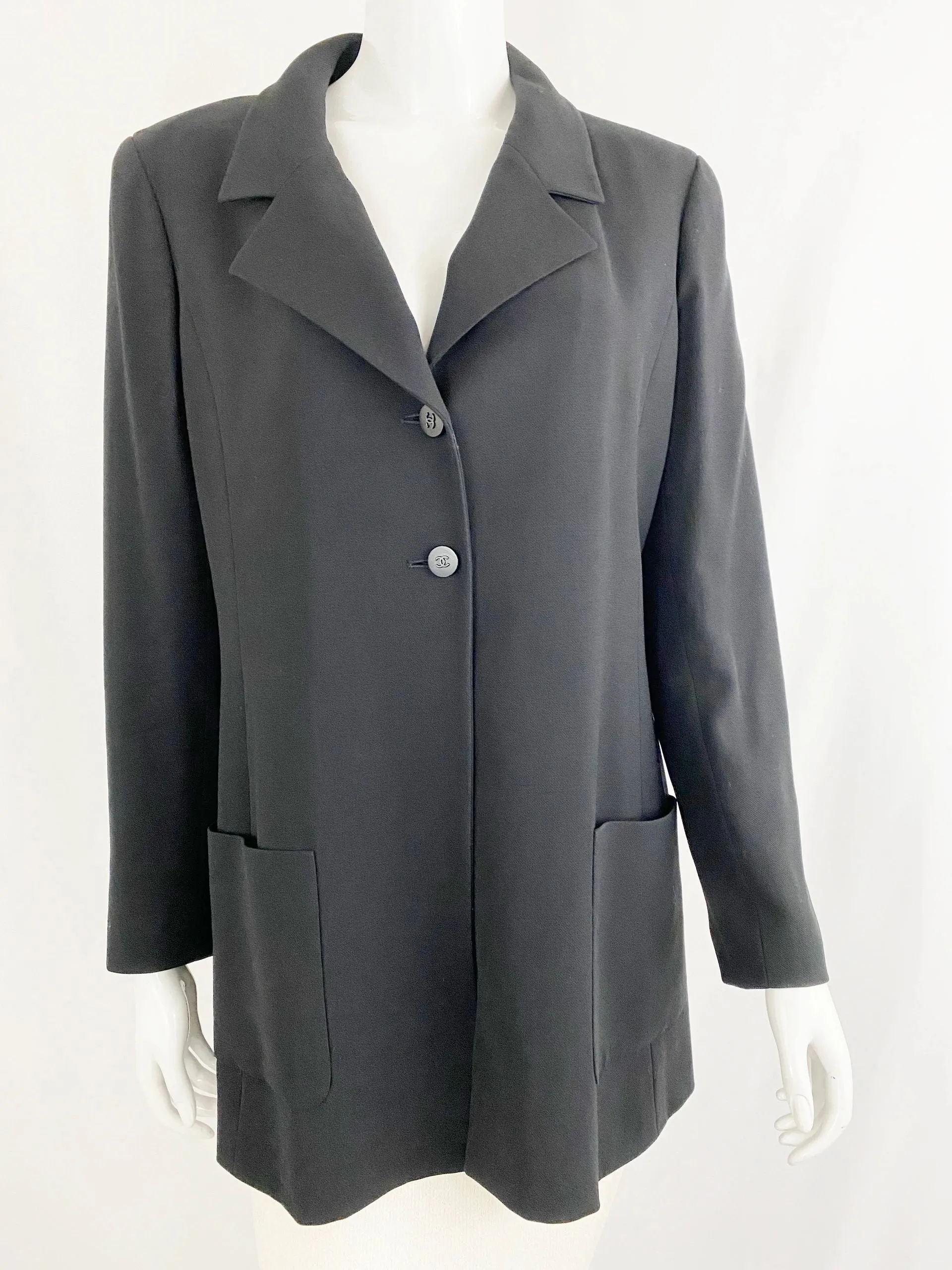 Vintage Chanel Blazer Size 44 Fr (L Us)