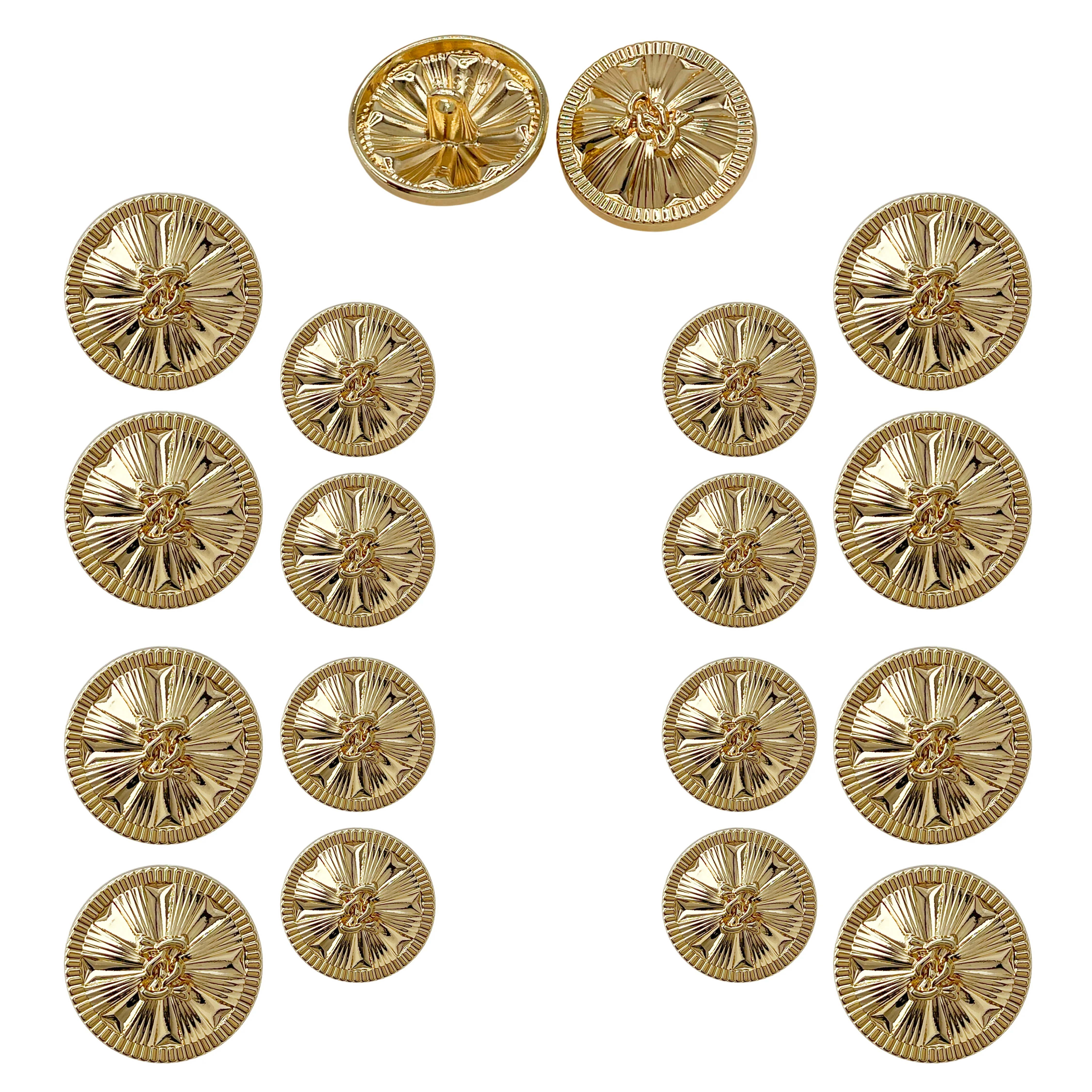 Vintage-Style Buttons for Clothing and Accessories