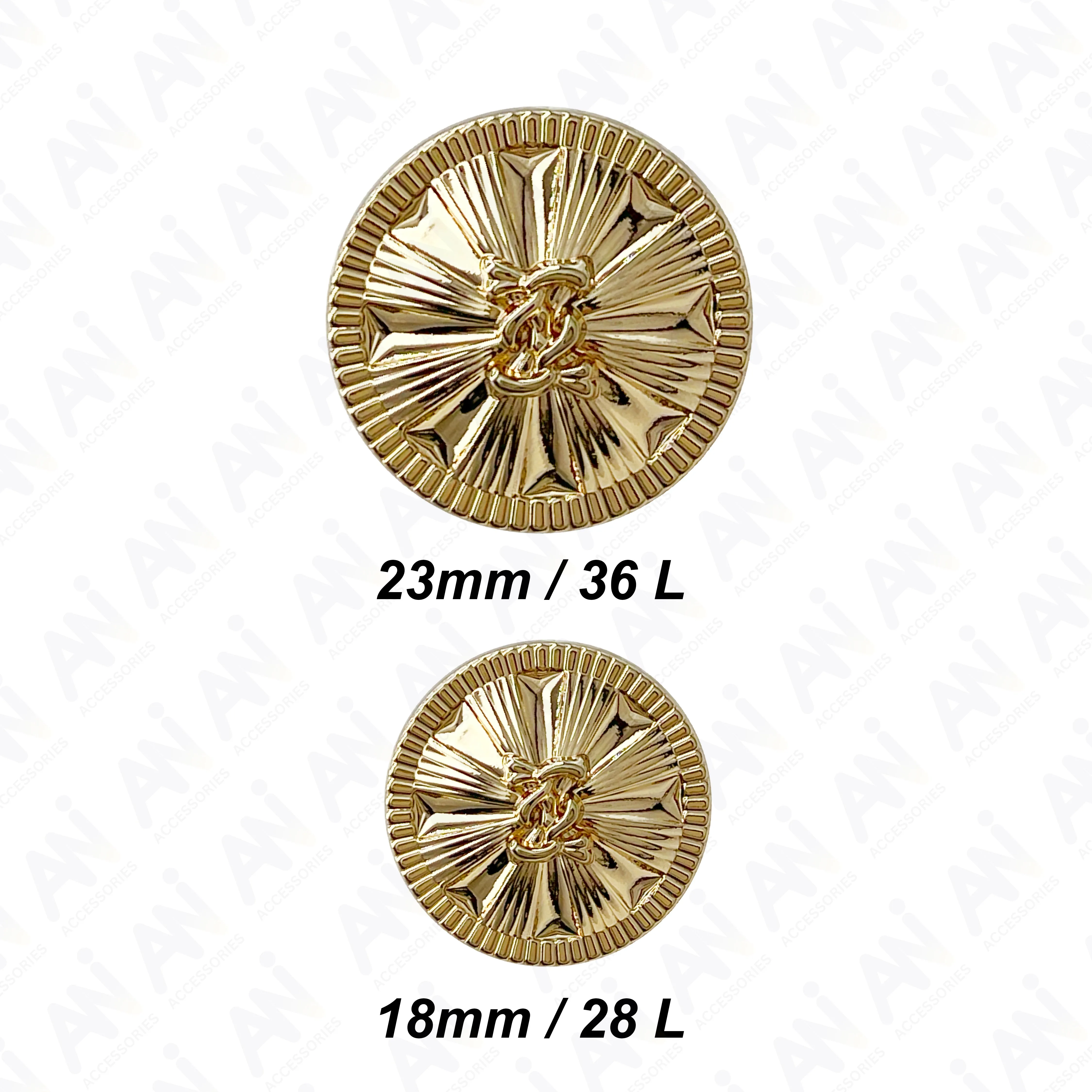 Vintage-Style Buttons for Clothing and Accessories
