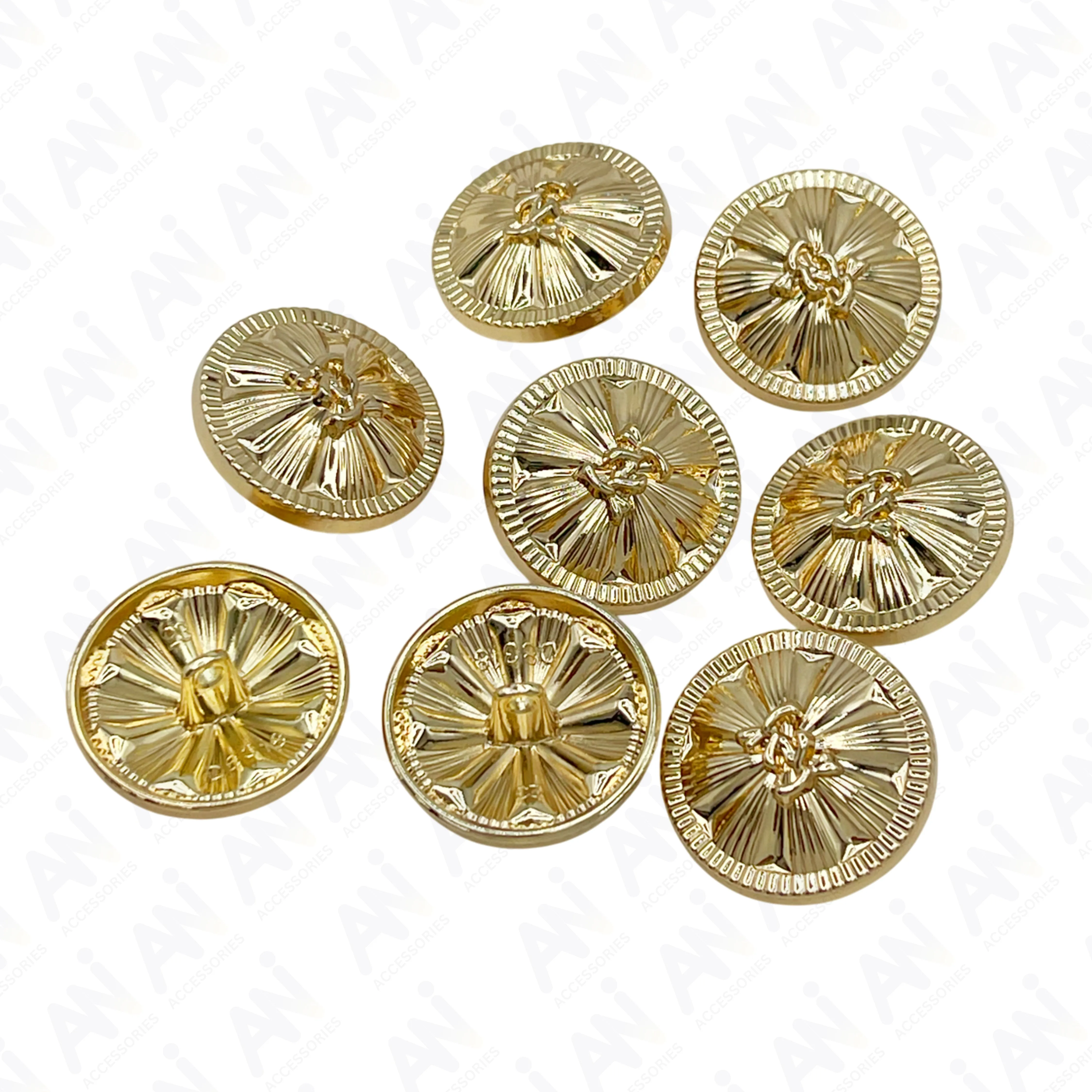 Vintage-Style Buttons for Clothing and Accessories