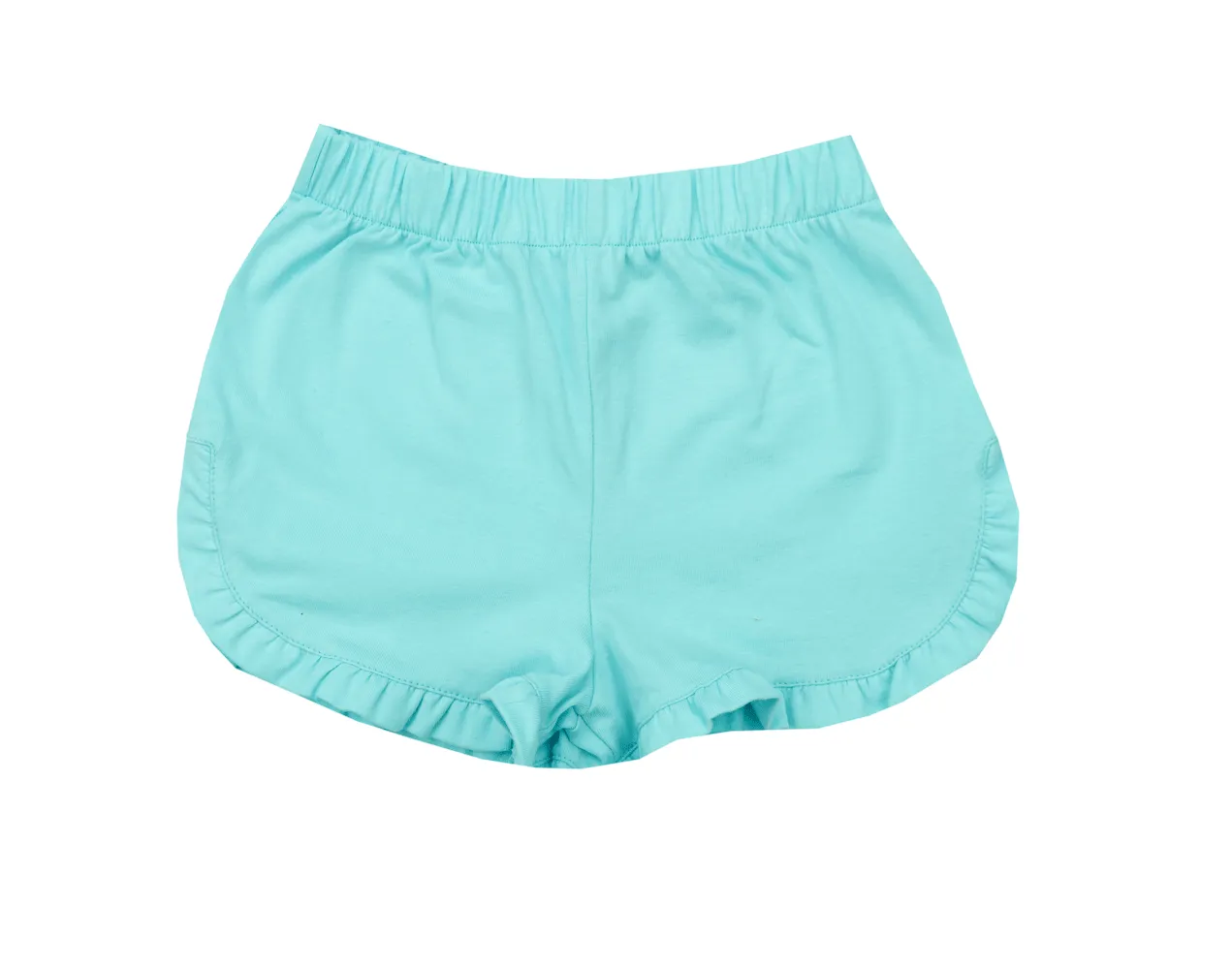 Vive La Fete Red Knit Ruffle Shorts
