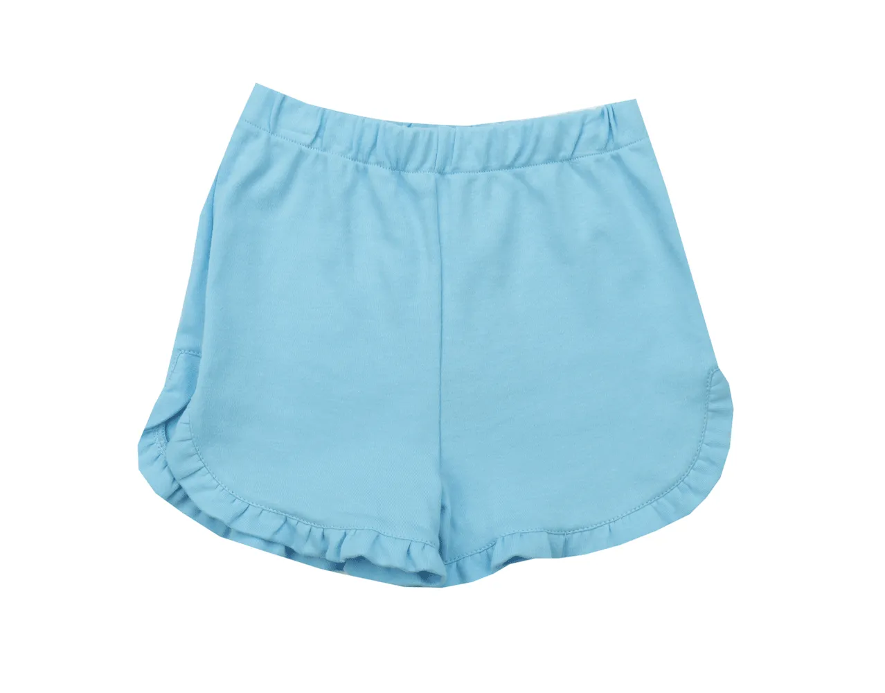 Vive La Fete Red Knit Ruffle Shorts