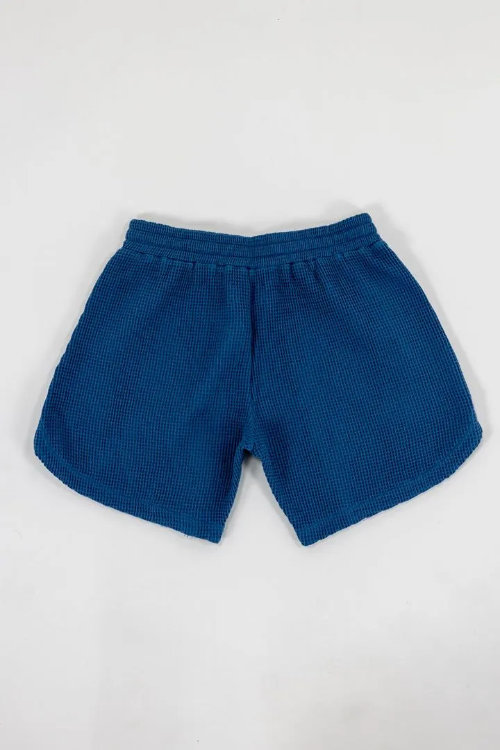 Waffle Resort Shorts (Blue)