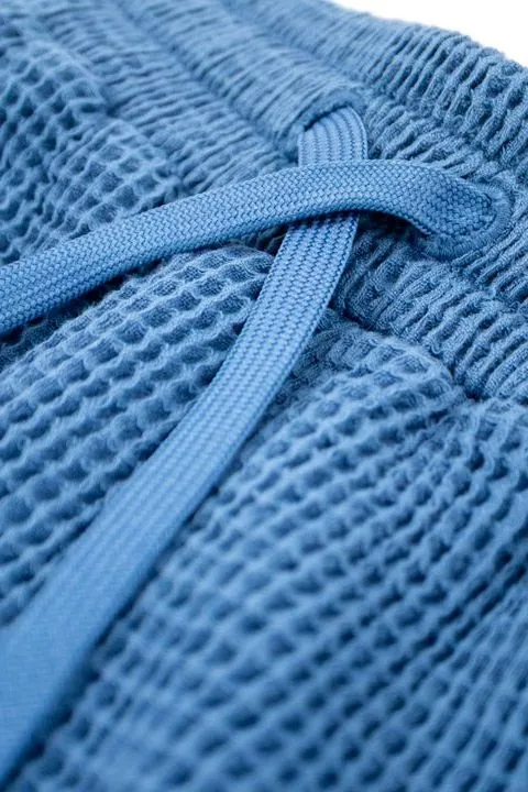 Waffle Resort Shorts (Blue)