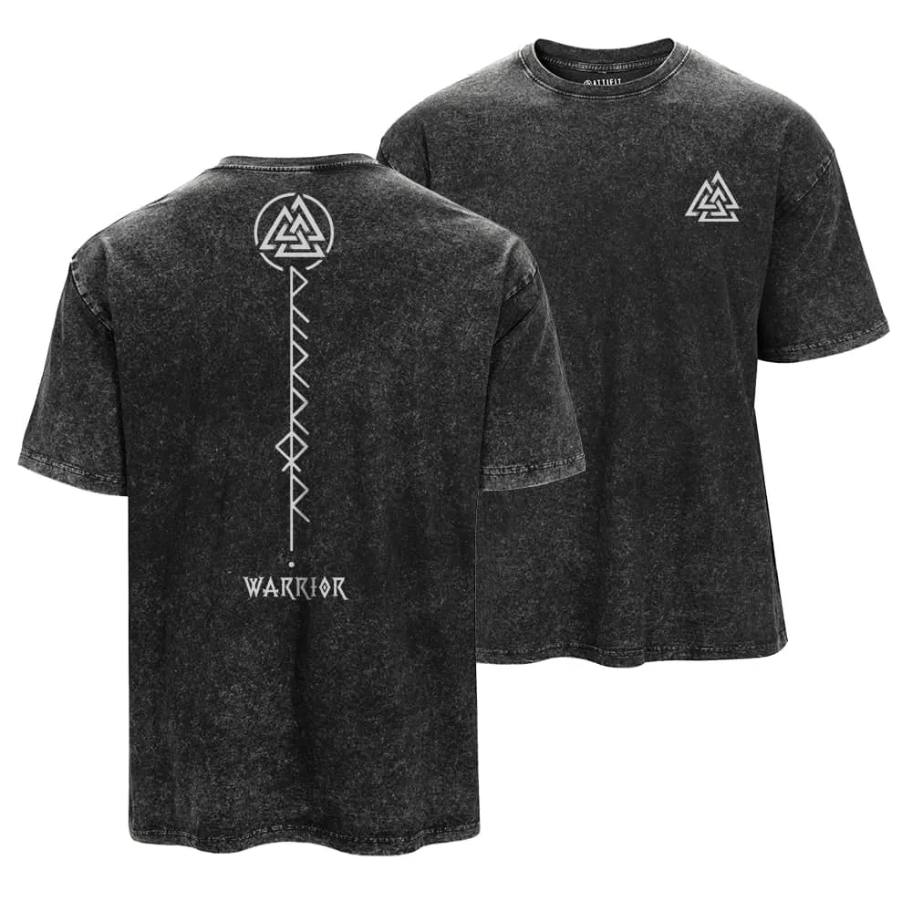 Warrior Runes Washed T-Shirt