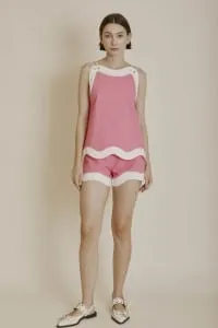 Wave Hem Short & Top Set