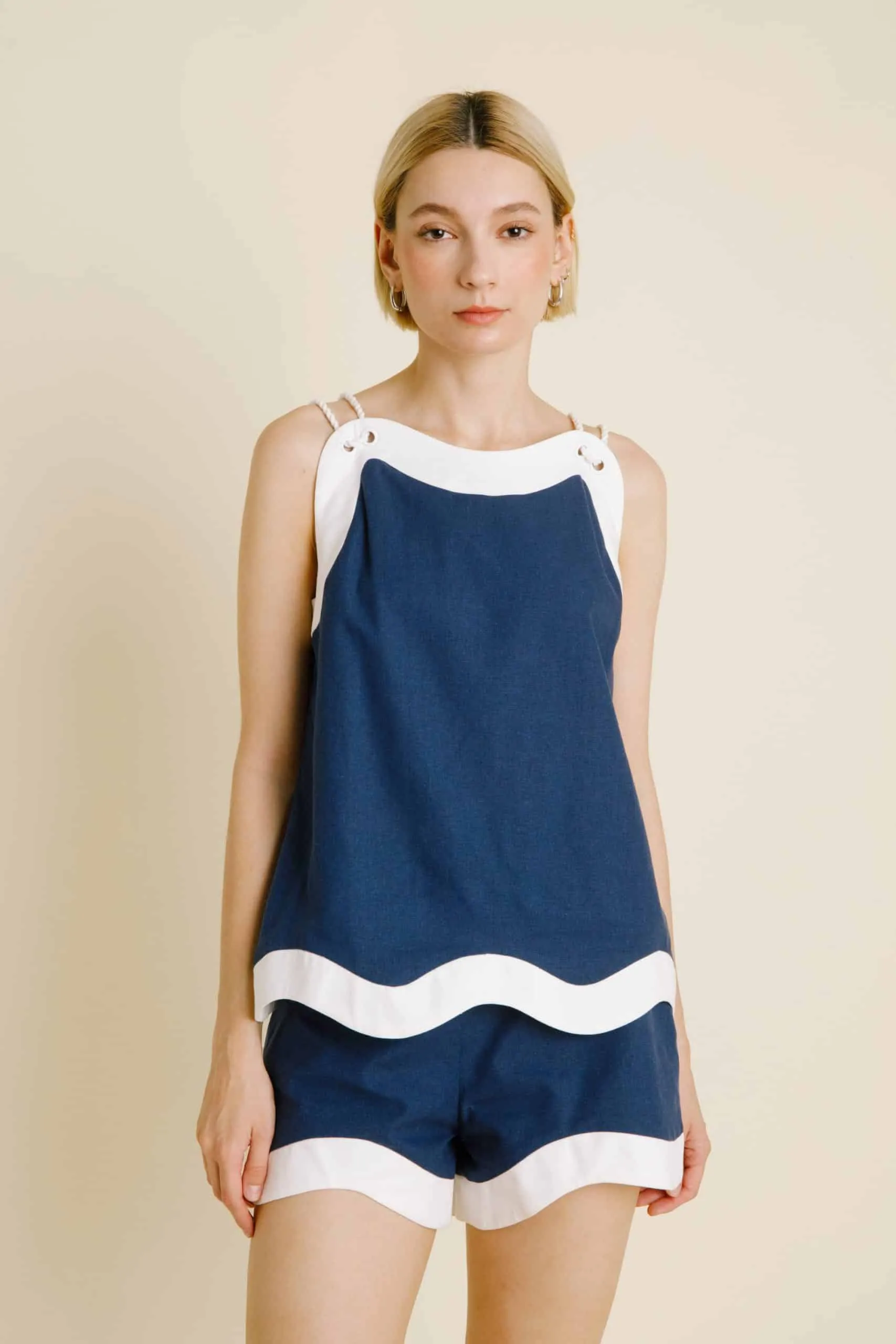 Wave Hem Short & Top Set