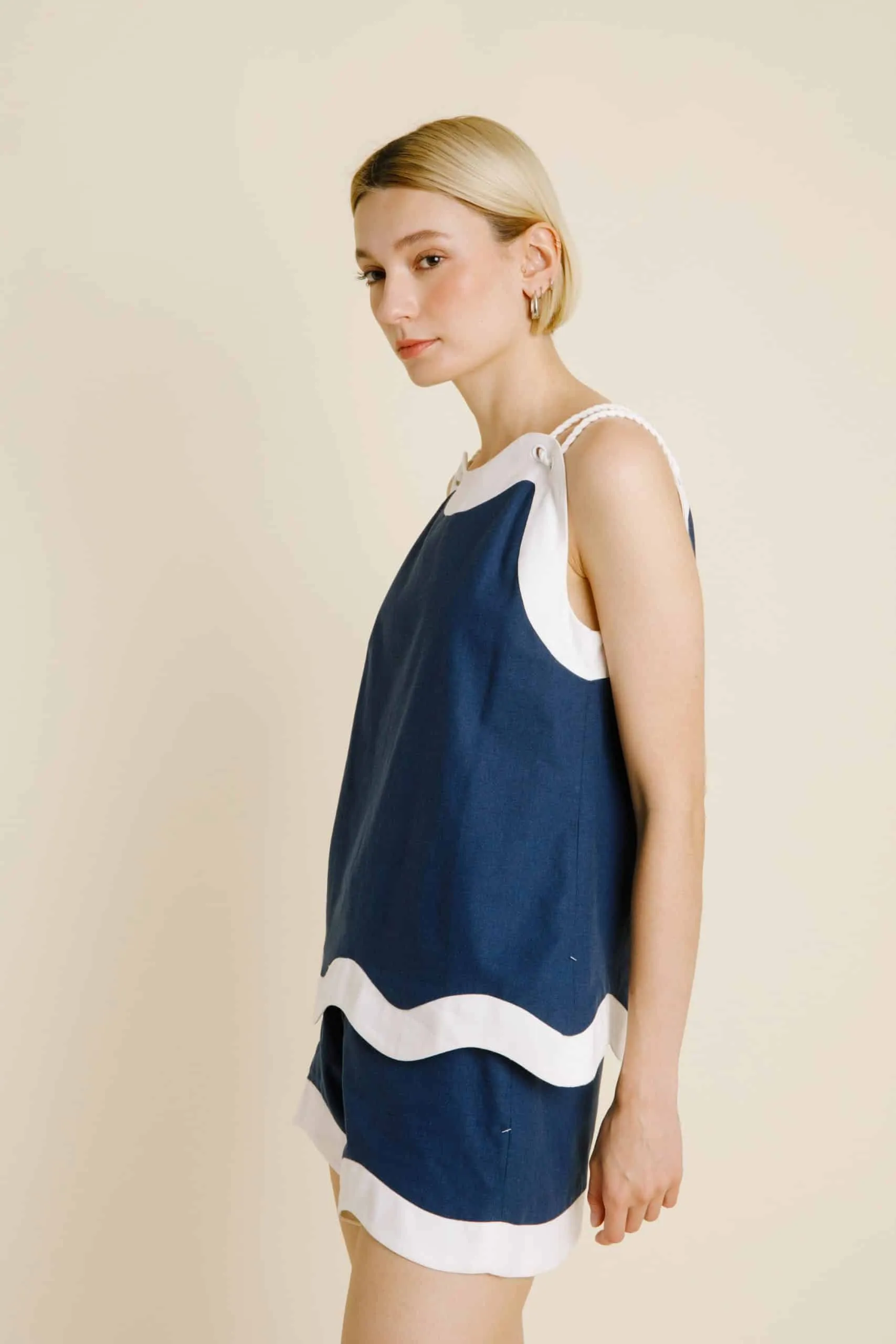 Wave Hem Short & Top Set