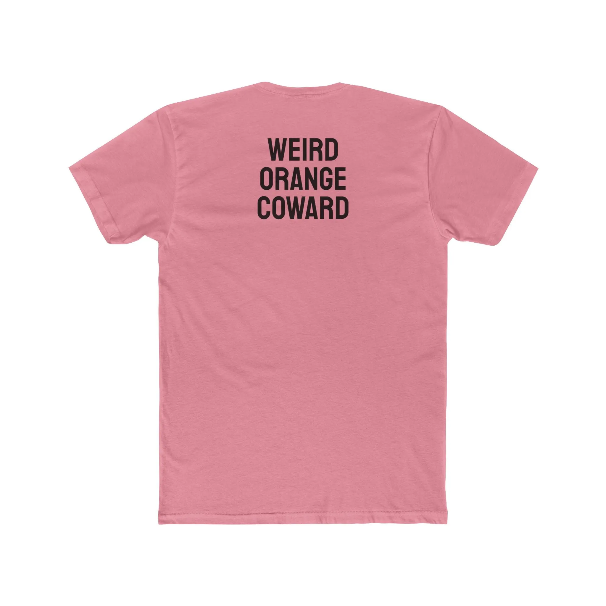 Weird Orange Coward - Unisex Cotton Crew Tee