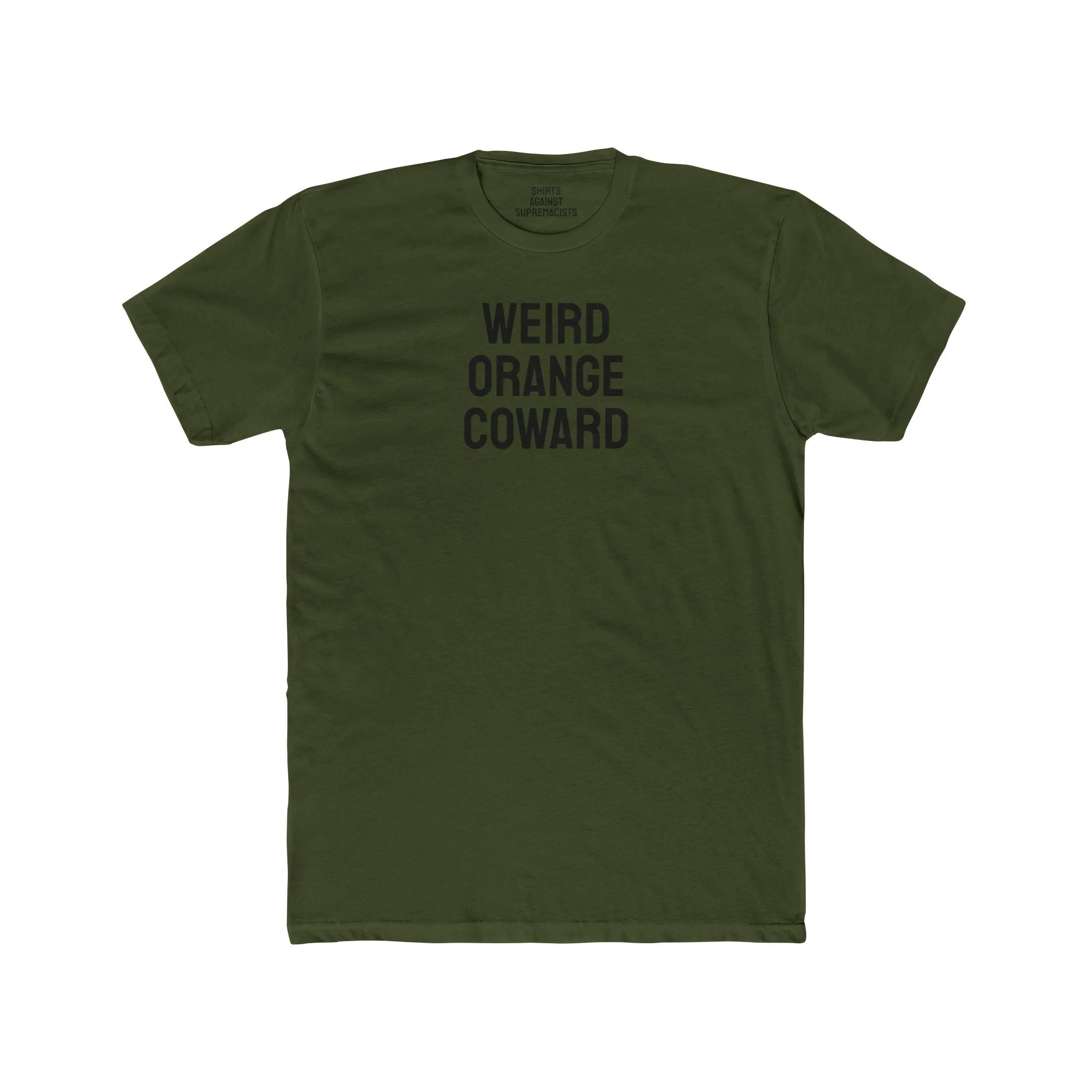 Weird Orange Coward - Unisex Cotton Crew Tee