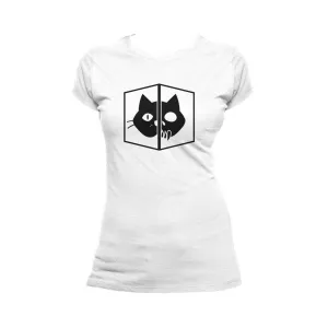 Weird Science Schrodinger's Cat Official Women's T-shirt (White)