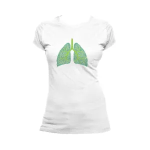 Weird Science Trees Are The Lungs Of Earth Official Women's T-shirt (White)