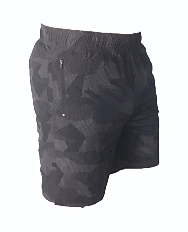 Wod Gear Men's Tech Shorts Grey Camo