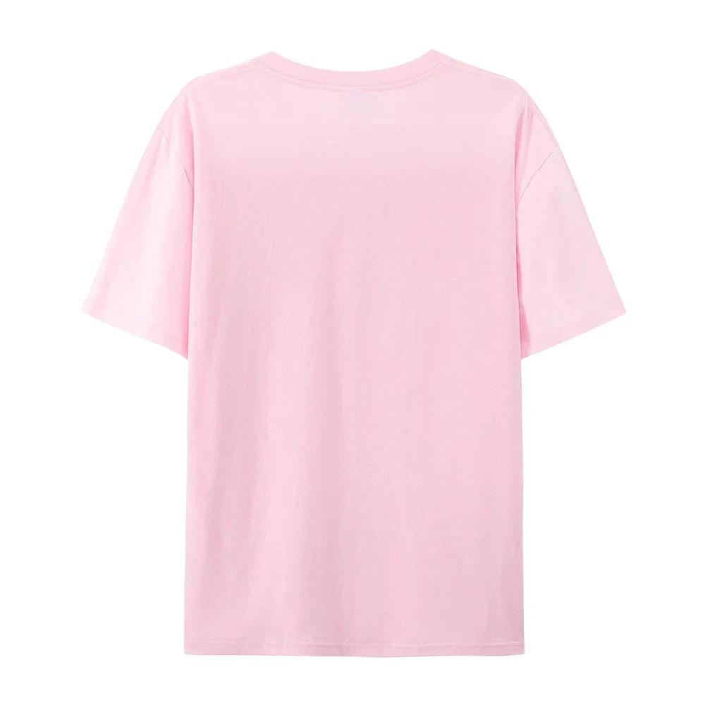 Women Happy Valentine's Day Print Graphic T-shirt