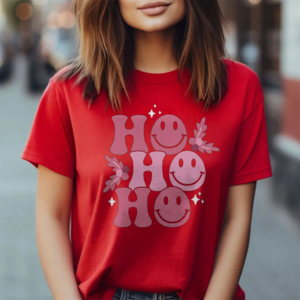 Women Happy Valentine's Day Print Graphic T-shirt
