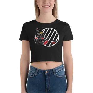 Women’s  cartoon Crop Tee
