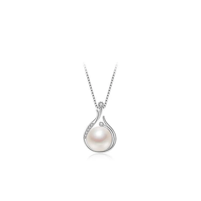 Women's S925 Silver Pearl Necklace