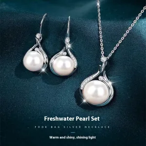 Women's S925 Silver Pearl Necklace