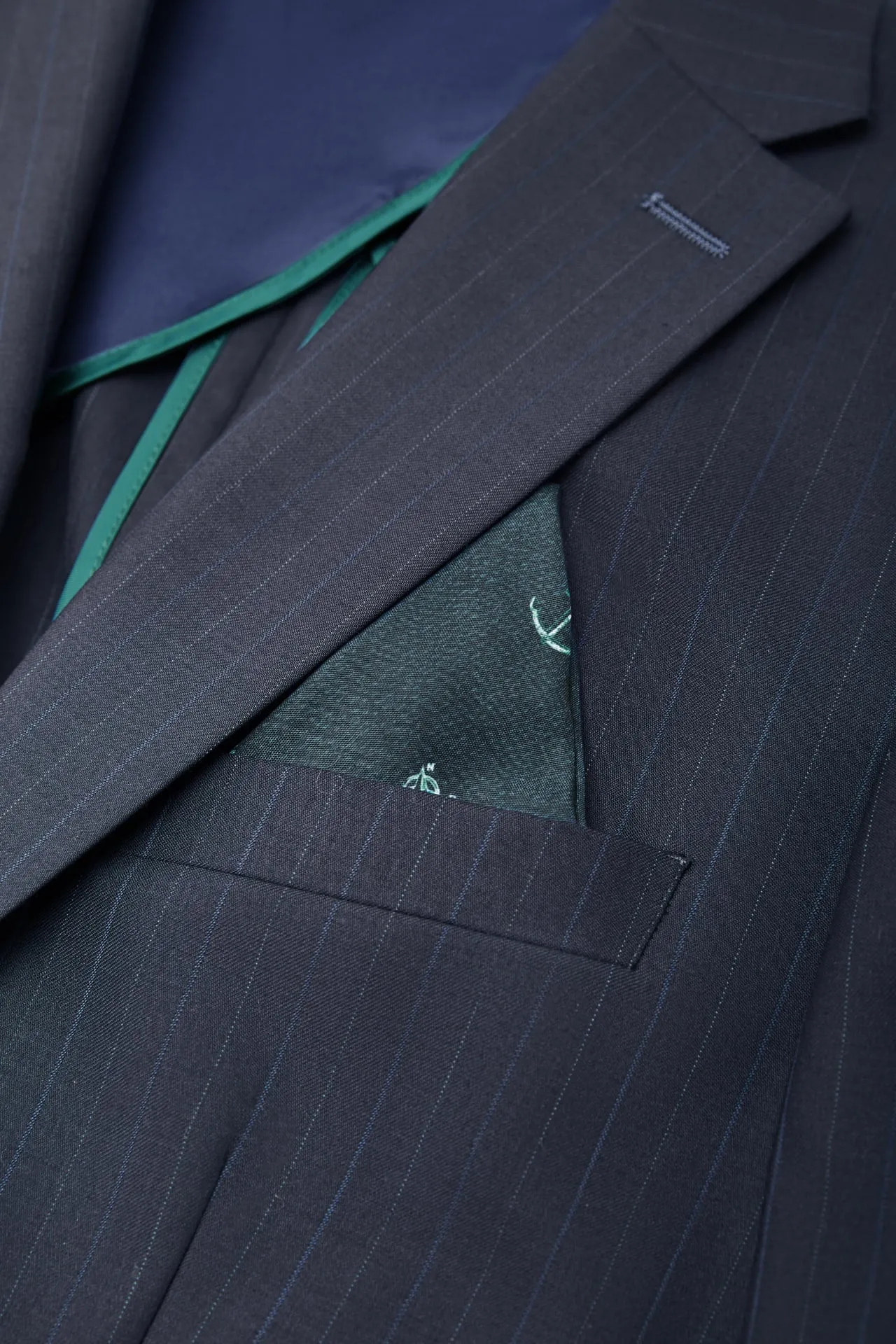 Wool Blend Smart Fit Stripe Suit Blazer