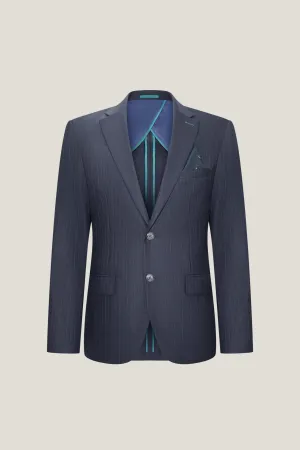 Wool Blend Smart Fit Stripe Suit Blazer