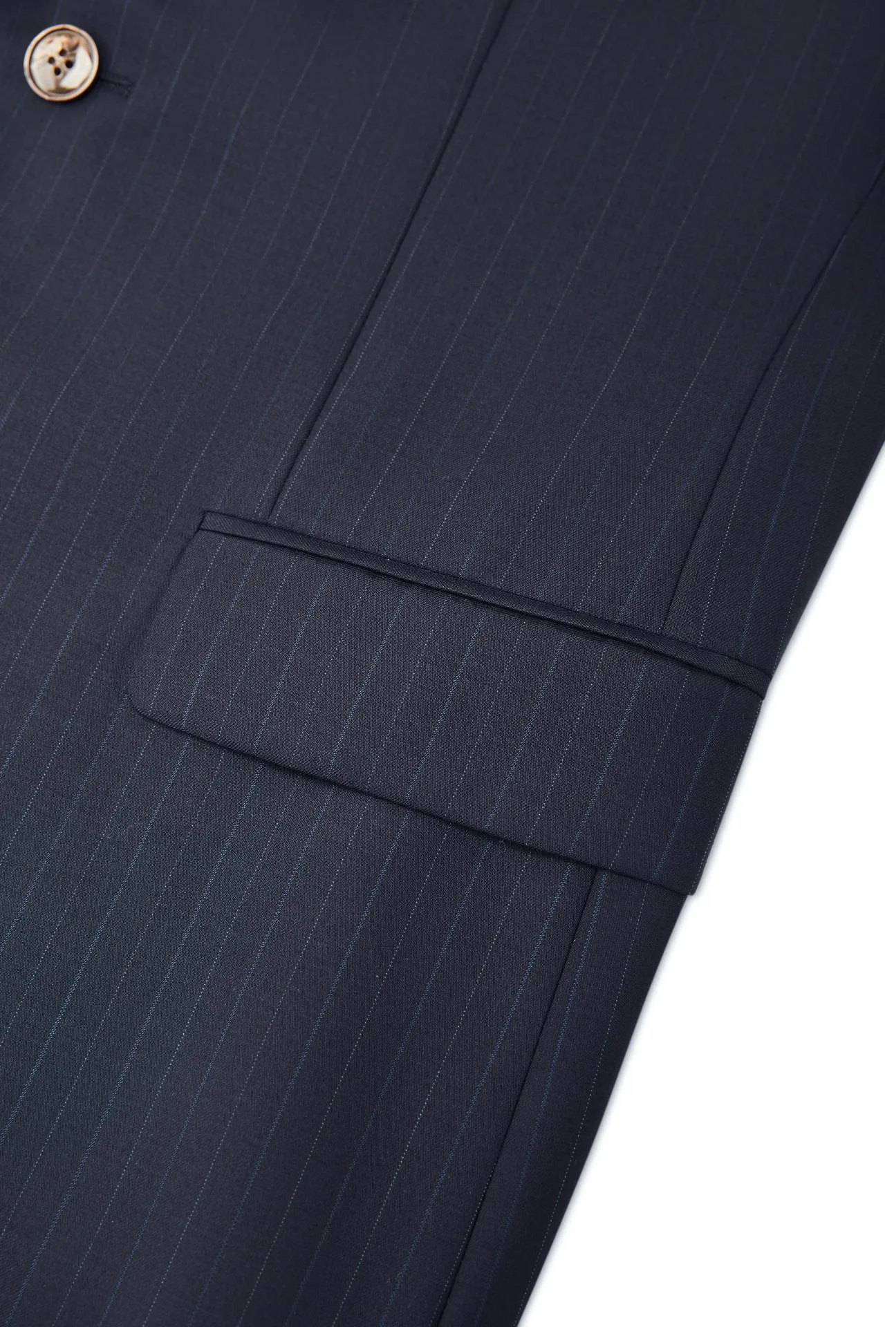Wool Blend Smart Fit Stripe Suit Blazer