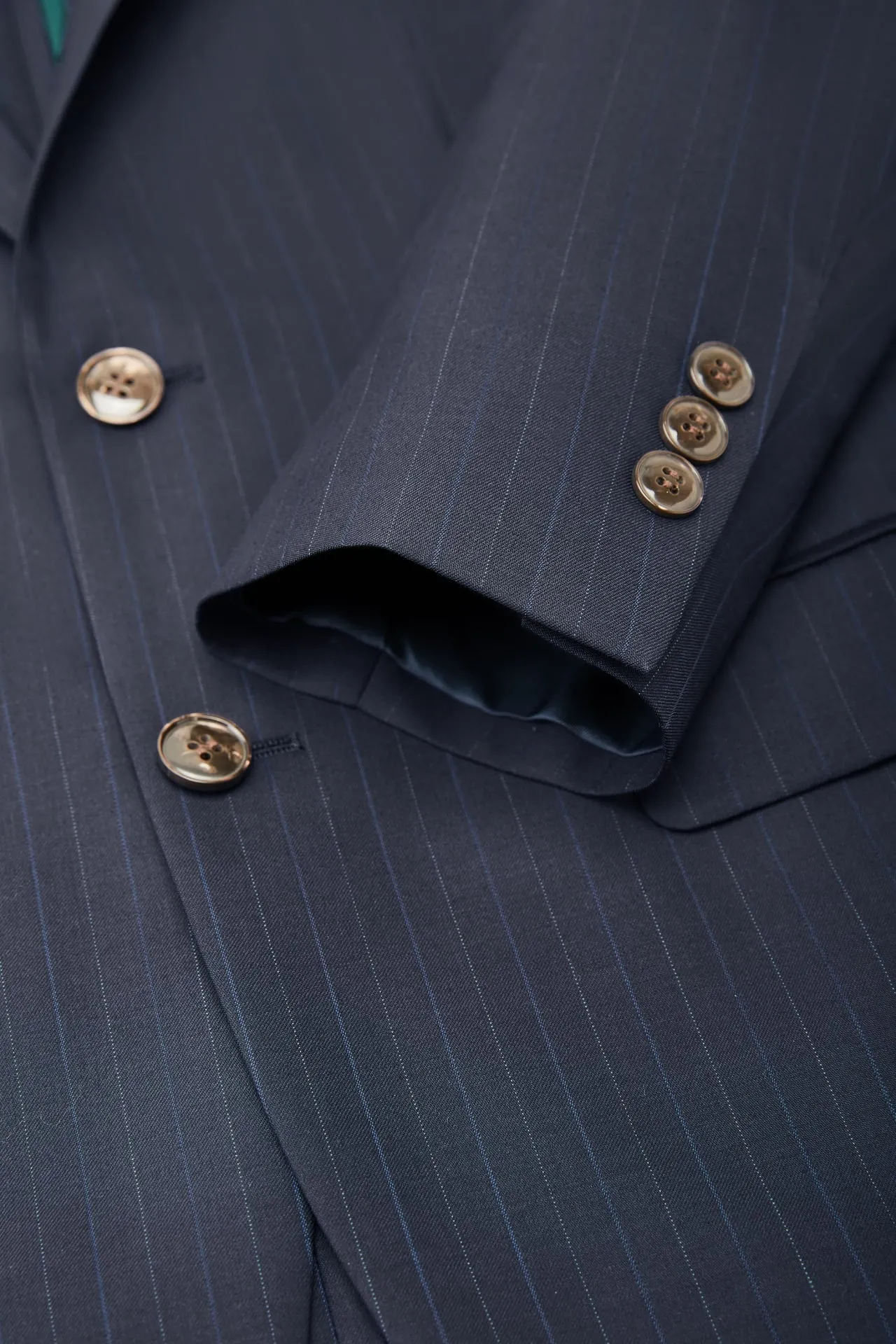 Wool Blend Smart Fit Stripe Suit Blazer