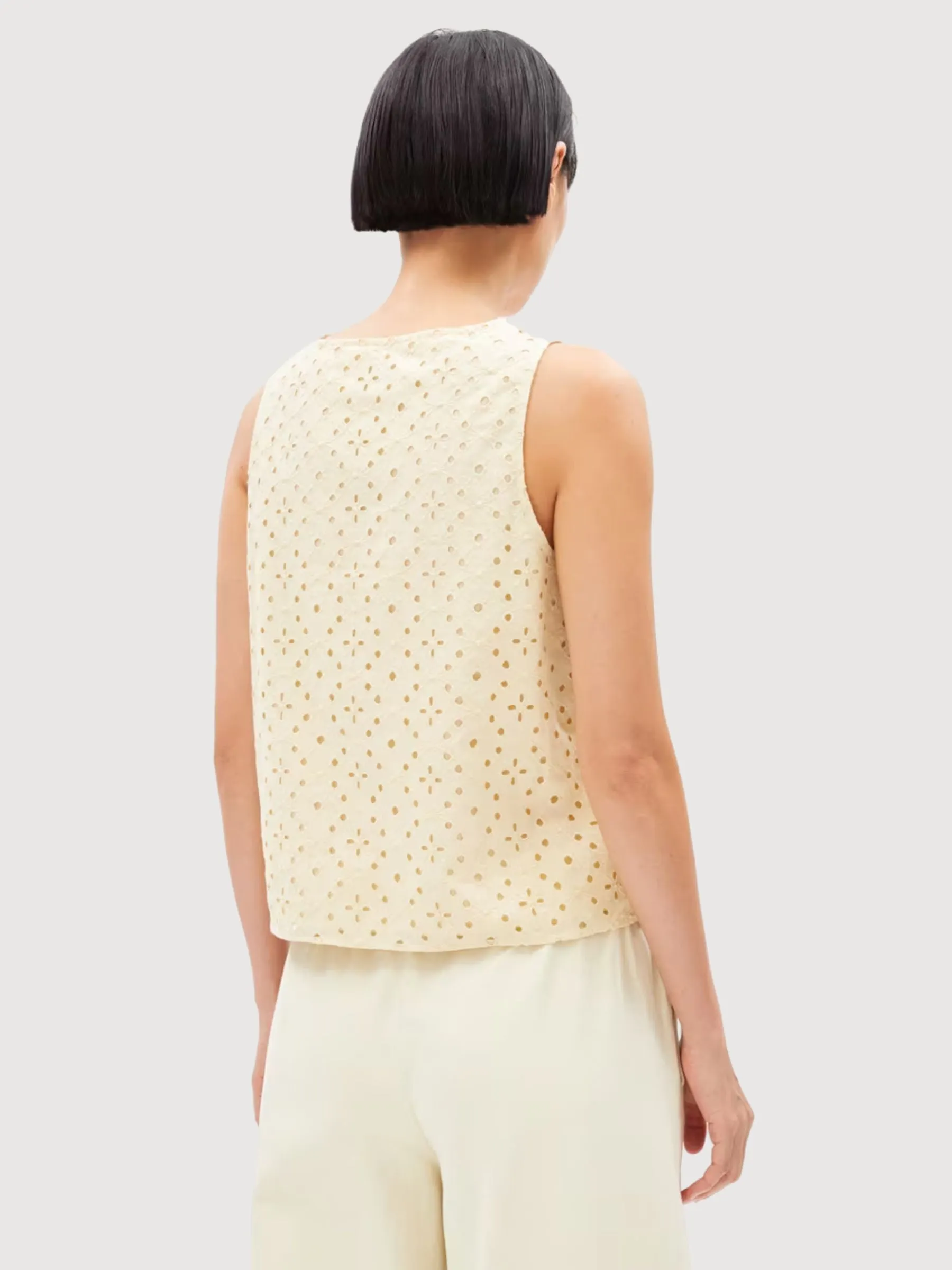 Yalinaa Broidery Summer Hay T-Shirt | Armedangels